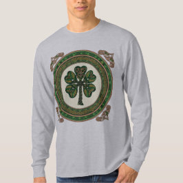 Camiseta Árvore Celta de Shamrock da Vida - Ruas. Dia de Pa