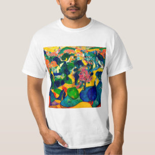 Camiseta Árvore cerejeira em meio às rochas 4