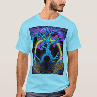 Camiseta Árvore Colorida da Vida