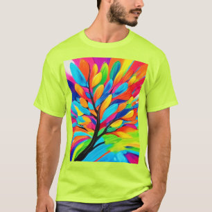 Camiseta Árvore Colorida de Sonhos
