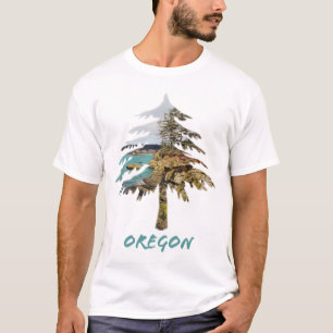 Camiseta Árvore Costeira do Oregon