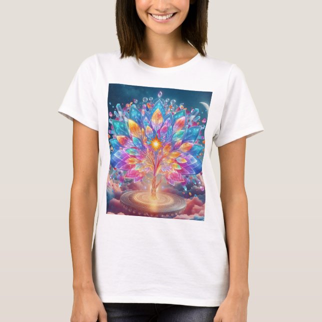 Camiseta Árvore Cristal (Frente)