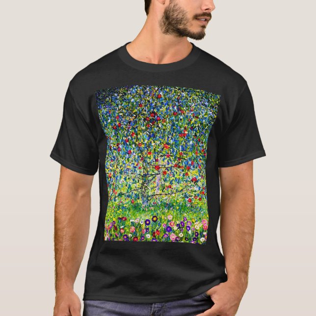 Camiseta Árvore da Apple Gustav Klimt (Frente)