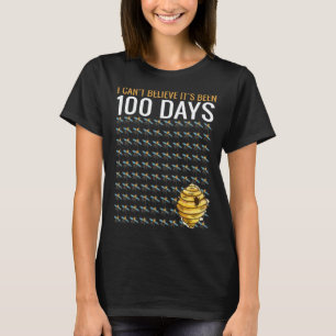 Camiseta Árvore da Colmeia de Abelhas 100 Dias de Escola Pr