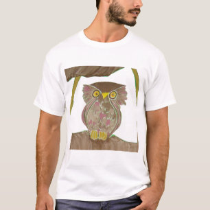 Camiseta árvore da coruja