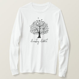 Camiseta Árvore da Família de Viciados em Ancestralidade