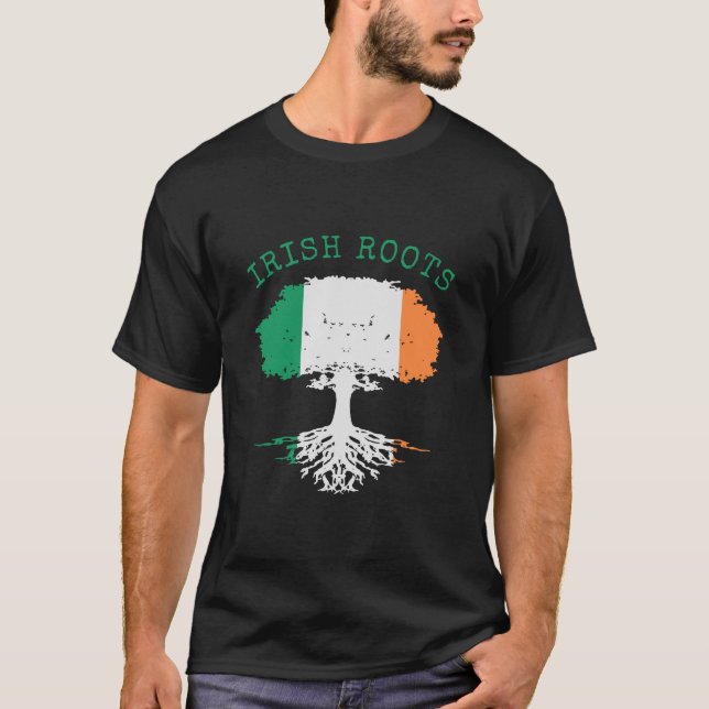 Camiseta Árvore da Família Irish Roots (Frente)