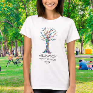 Camiseta Árvore da Família Rainbow
