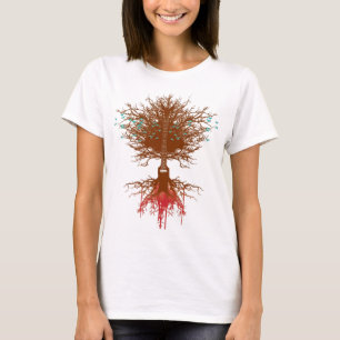 Camiseta árvore da guitarra
