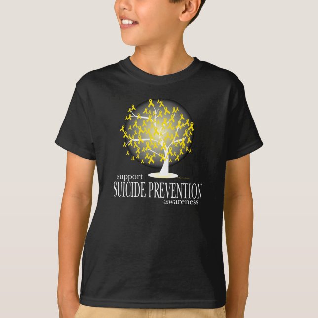 Camiseta Árvore da prevenção do suicídio (Frente)