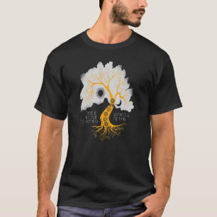 Camiseta Árvore da Vida Chakra simboliza felicidade