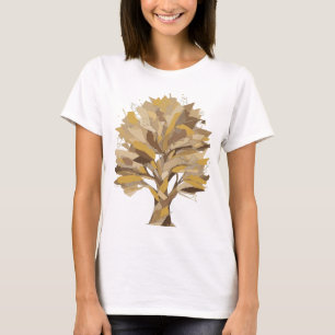 Camiseta Árvore da Vida cinza espirituoso Design em negrito