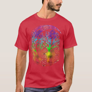 Camiseta Árvore da Vida de Mandala Moon Chakra