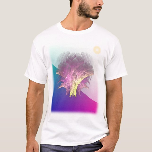 Camiseta Árvore da vida do Fractal (Frente)