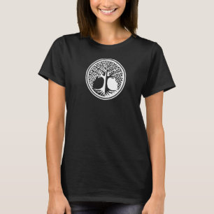 Camiseta Árvore Da Vida Espiritual Yin Yang Sym