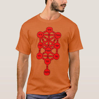 Camiseta Árvore da vida kabbalah