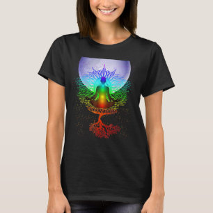 Camiseta Árvore da Vida Mandala Lua Chakra