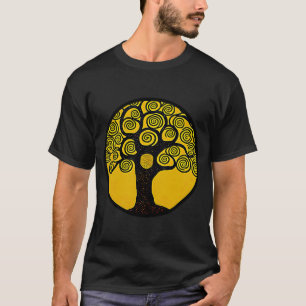 Camiseta Árvore da Vida no Estilo Klimt de Gustav