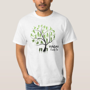 Camiseta Árvore das gerações de Hagan 3 da OPÇÃO 1 (pa
