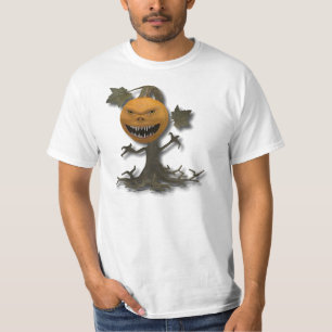 Camiseta Árvore de Abóbora Feliz Halloween