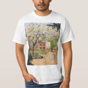 Camiseta Árvore de ameixa de flores, Eragny Camille Pissarr