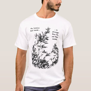 Camiseta Árvore de bambu que balança na brisa