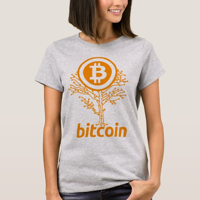 Camiseta Árvore de Bitcoin (Frente)