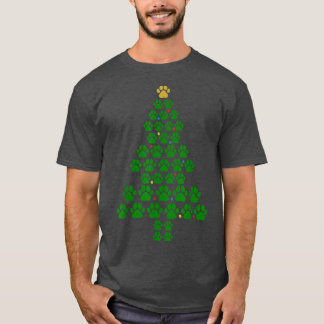 Camiseta Árvore de Cachorro de Natal Engraçado XMAS Cachorr