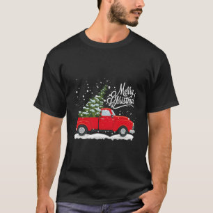 Camiseta Árvore de Caminhão Vermelho