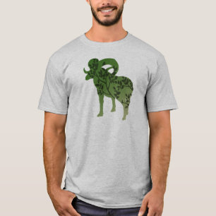 Camiseta Árvore de Carneiro-de-chifre-grande