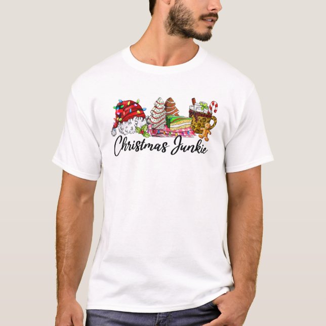 Camiseta Árvore de chocolate quente de cacau Natal - Natal (Frente)