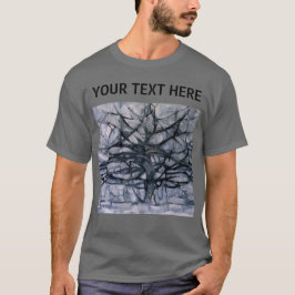 Camiseta Árvore de Cinza Piet Mondrian