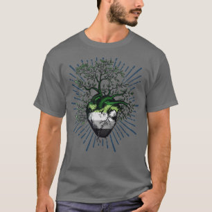 Camiseta Árvore de Coração Aromática da Vida 1
