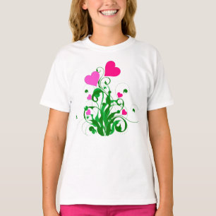 Camiseta Árvore de Corações de Amor