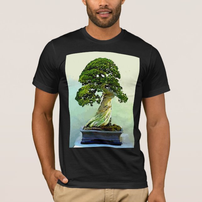 Camiseta Árvore de Cypress dos bonsais (Frente)