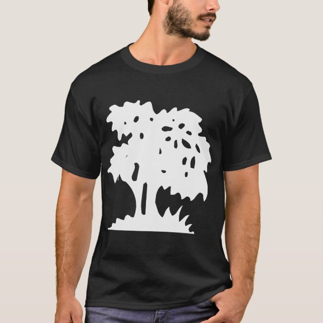 Camiseta Árvore de desenho - Branco (Frente)
