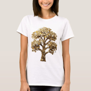 Camiseta Árvore de Dinheiro Prateada Snappy Design Personal