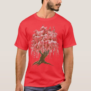Camiseta Árvore de Flor de Cereja Sakura