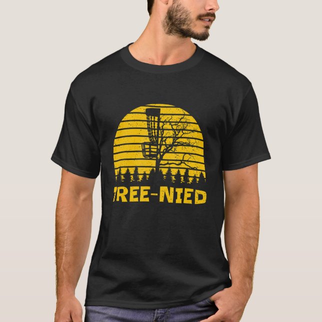 Camiseta Árvore de Golf de Disco Nada 1 (Frente)