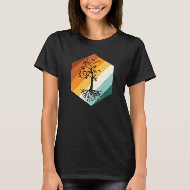 Camiseta Árvore de Golf de Disco Retroativo (Frente)