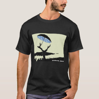 Camiseta árvore de guarda-chuva