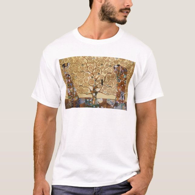 Camiseta Árvore de Gustavo Klimt de vida (Frente)