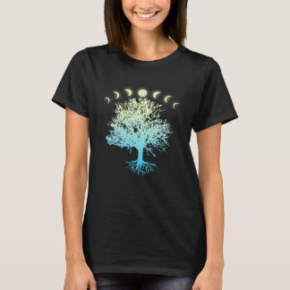 Camiseta Árvore De Meditação De Yoga De Monofases De Boa Vi