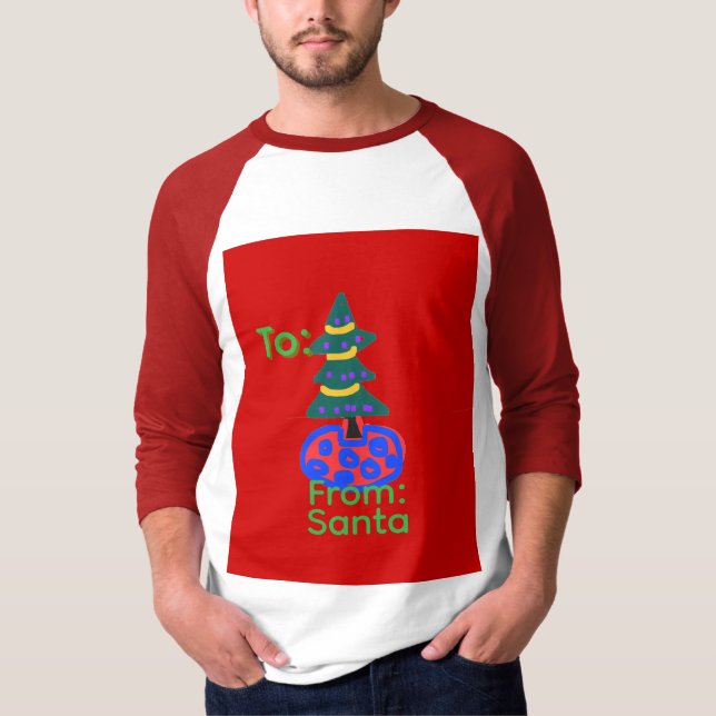 Camiseta árvore de Natal (Frente)