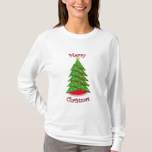 Camiseta Árvore de Natal (Frente)