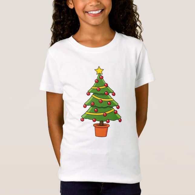 Camiseta Árvore de Natal (Frente)