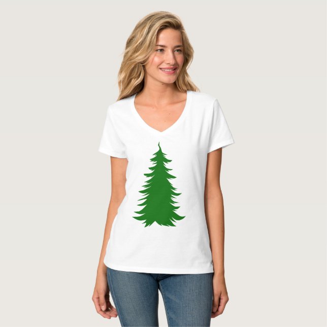 Camiseta Árvore de Natal (Frente Completa)
