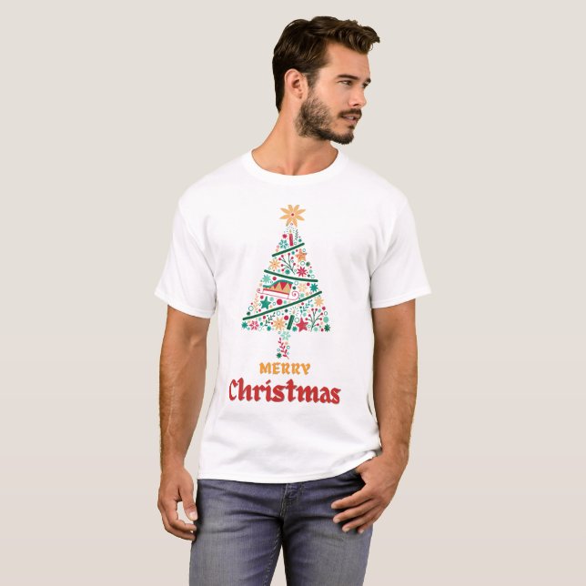 Camiseta Árvore de Natal (Frente Completa)