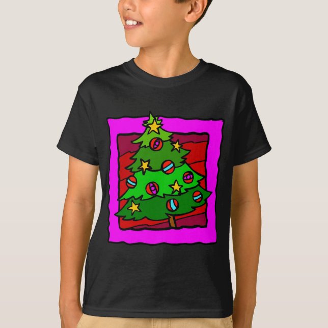 Camiseta Árvore de Natal (Frente)