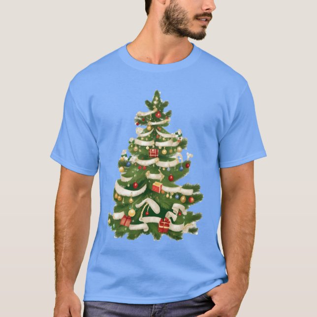 Camiseta Árvore de Natal19 garoto (Frente)